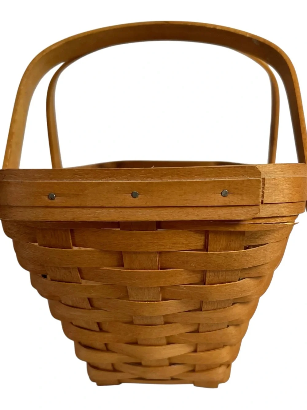 Longaberger Vegetable Basket Swinging Handles 1993